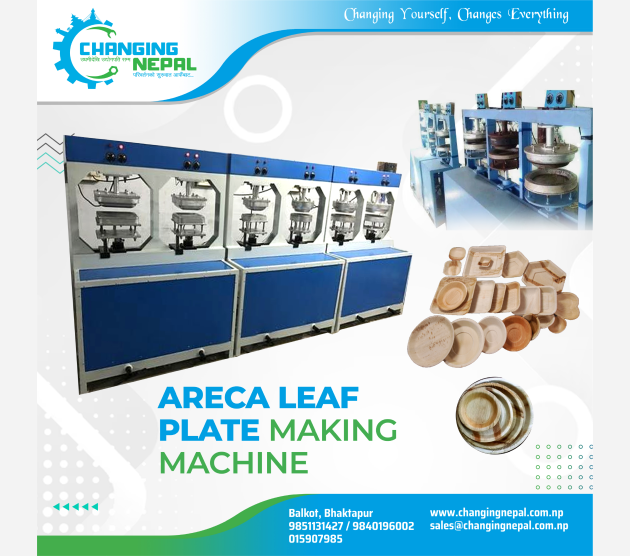 Areca Leaf Plate Making Machine
